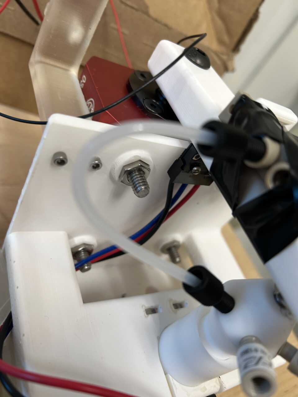 Piston vent detail
