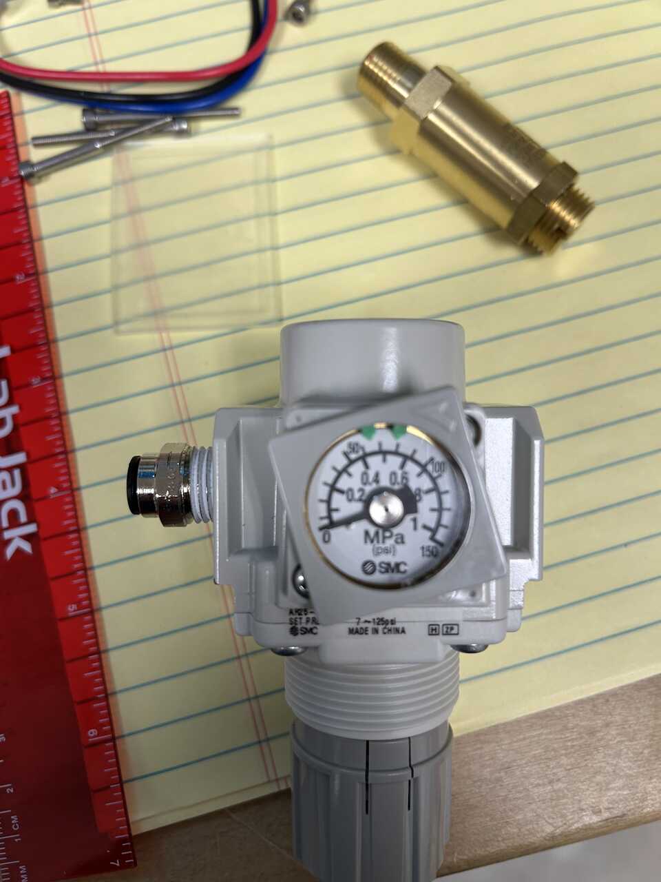 Regulator flip step 1