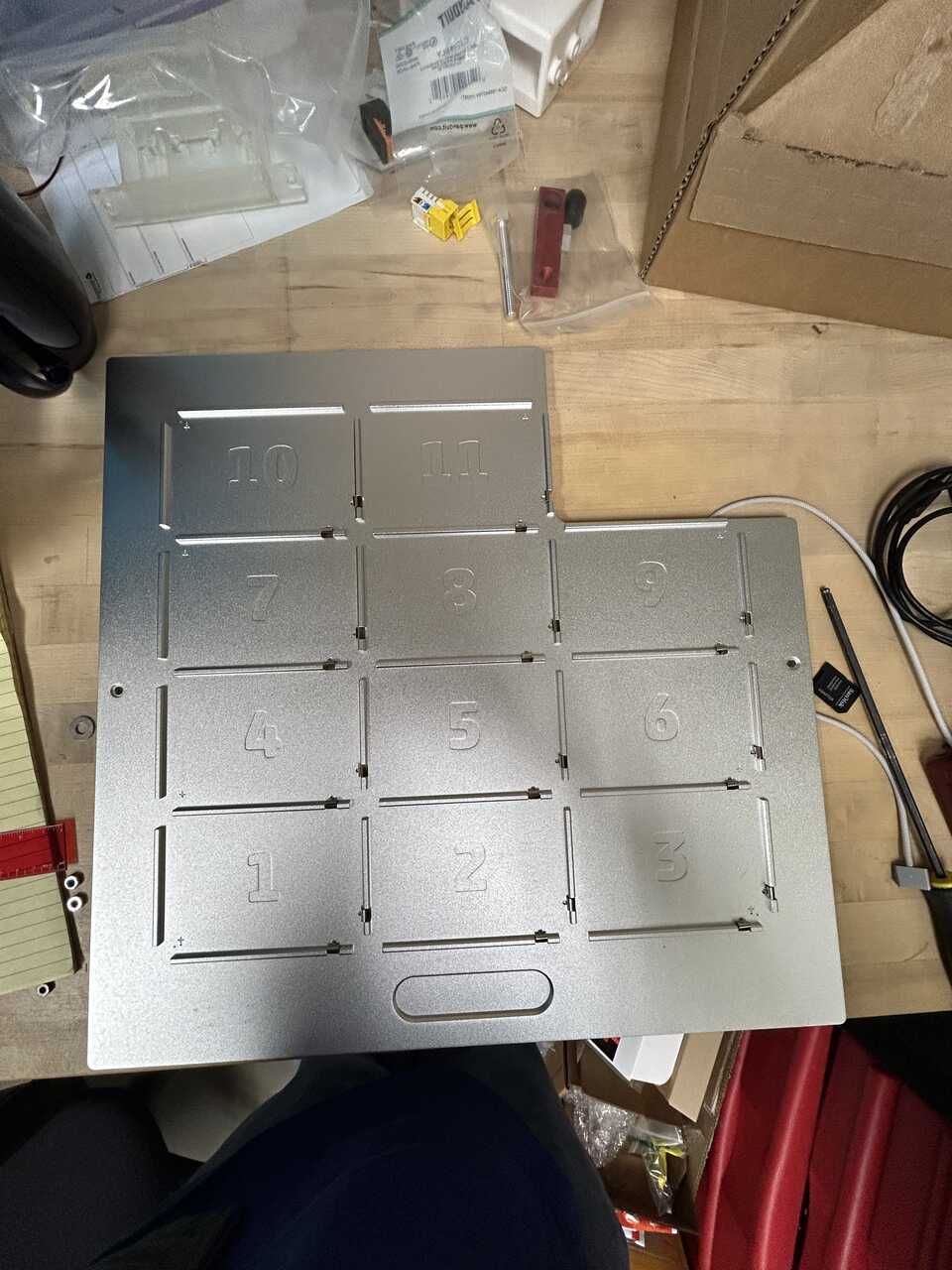 Removed deck to access chassis