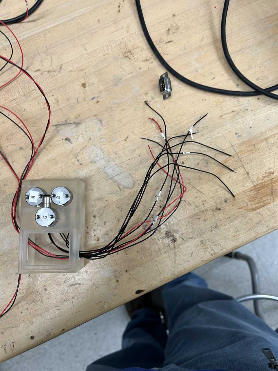 All valves mounted with wires threaded